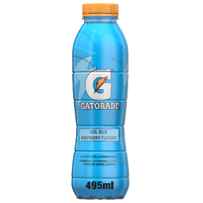 GATORADE SPORTS DRINK COOL BLUE RASPBERRY, 495ML