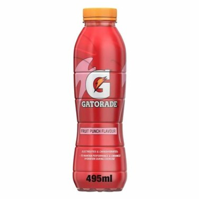 GATORADE SPORTS DRINK FRUIT PUNCH, 495ML