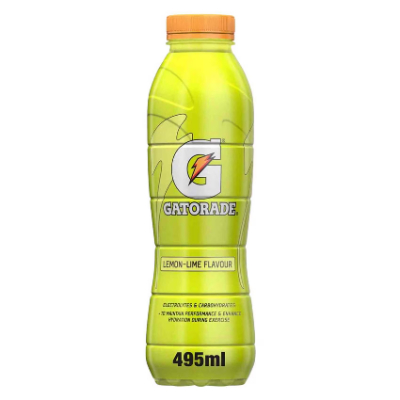 GATORADE SPORTS DRINK LEMON-LIME, 495ML