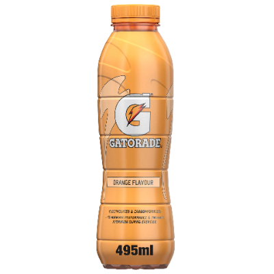 GATORADE SPORTS DRINK ORANGE, 495ML