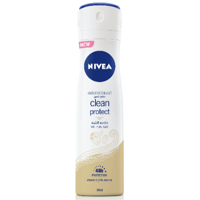 Nivea Clean Protect With Pure Alum Female Deodorant Spray 150 ML