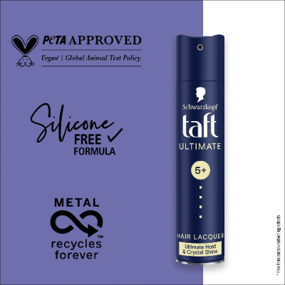 Taft Ultimate Hold 5+ Hair Spray, 250ML