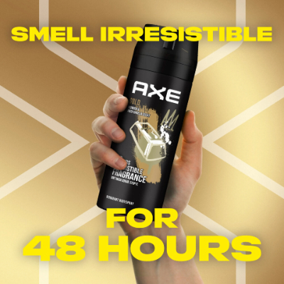 Axe Gold Men Deodorant Body Spray for Long Lasting Odour Protection, 150ML