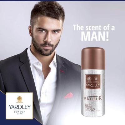 Yardley Deodorant Body Spray for Men - Arthur 150ML