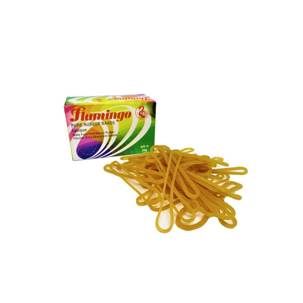 FLAMINGO PURE RUBBER BANDS 50G