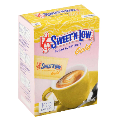 SWEET'N LOW LOW CALORIES SWEETNER, 100 SACHETS, 80G