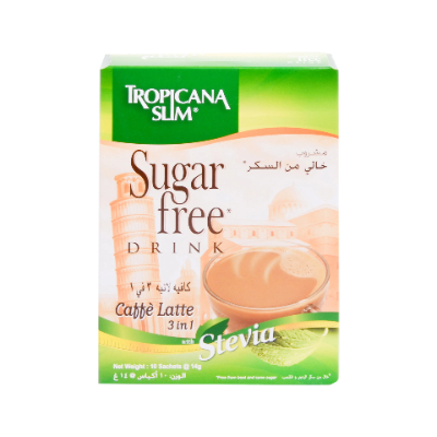 TROPICANA CAFFE LATTE SLIM, 14G