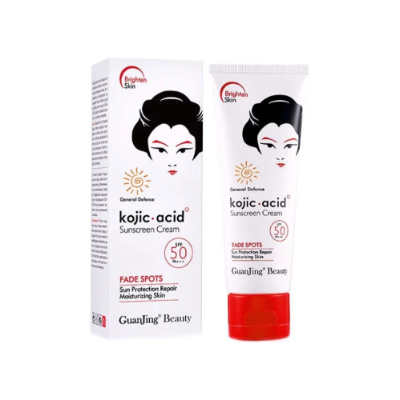 GUANJING BEAUTY KOJIC ACID SUNSCREEN CREAM SPF 50+, 80G