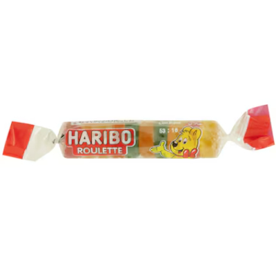 HARIBO ROULETTE JELLY CANDY, 25G