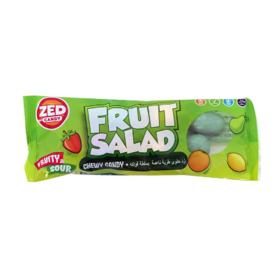 ZED FRUIT SALAD CHEWY CANDY, 39G