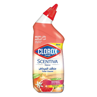 CLOROX SCENTIVA MADAGASCAR CITRUS GROVE TOILET CLEANER, 709ML
