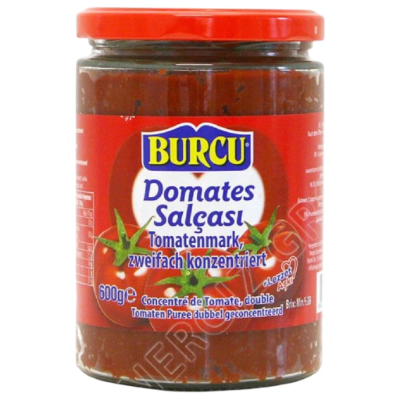 BURCU TOMATO PASTE GLASS 600 G