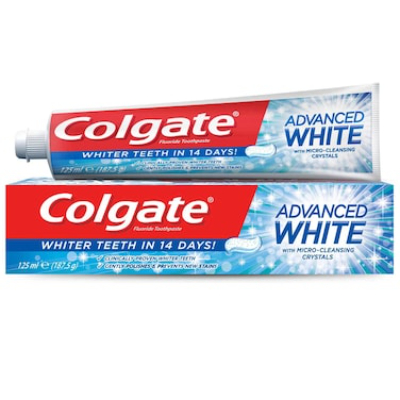 COLGATE ADVANCED WHITENING TOOTHPASTE, 125ML