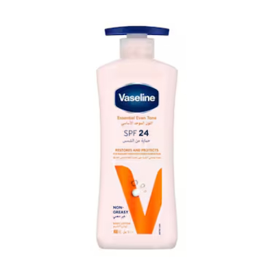 Vaseline Essential Even Tone Spf 24 Body Lotion, 400ML