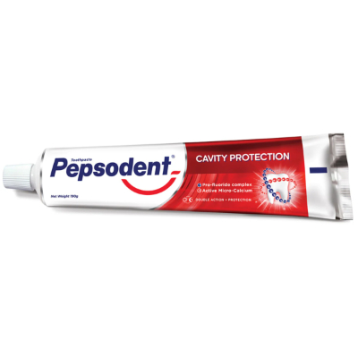 PEPSODENT CAVITY PROTECTION TOOTHPASTE WITH PRO FLUORIDE COMPLEX & ACTIVE MICRO CALCIUM 190 GR