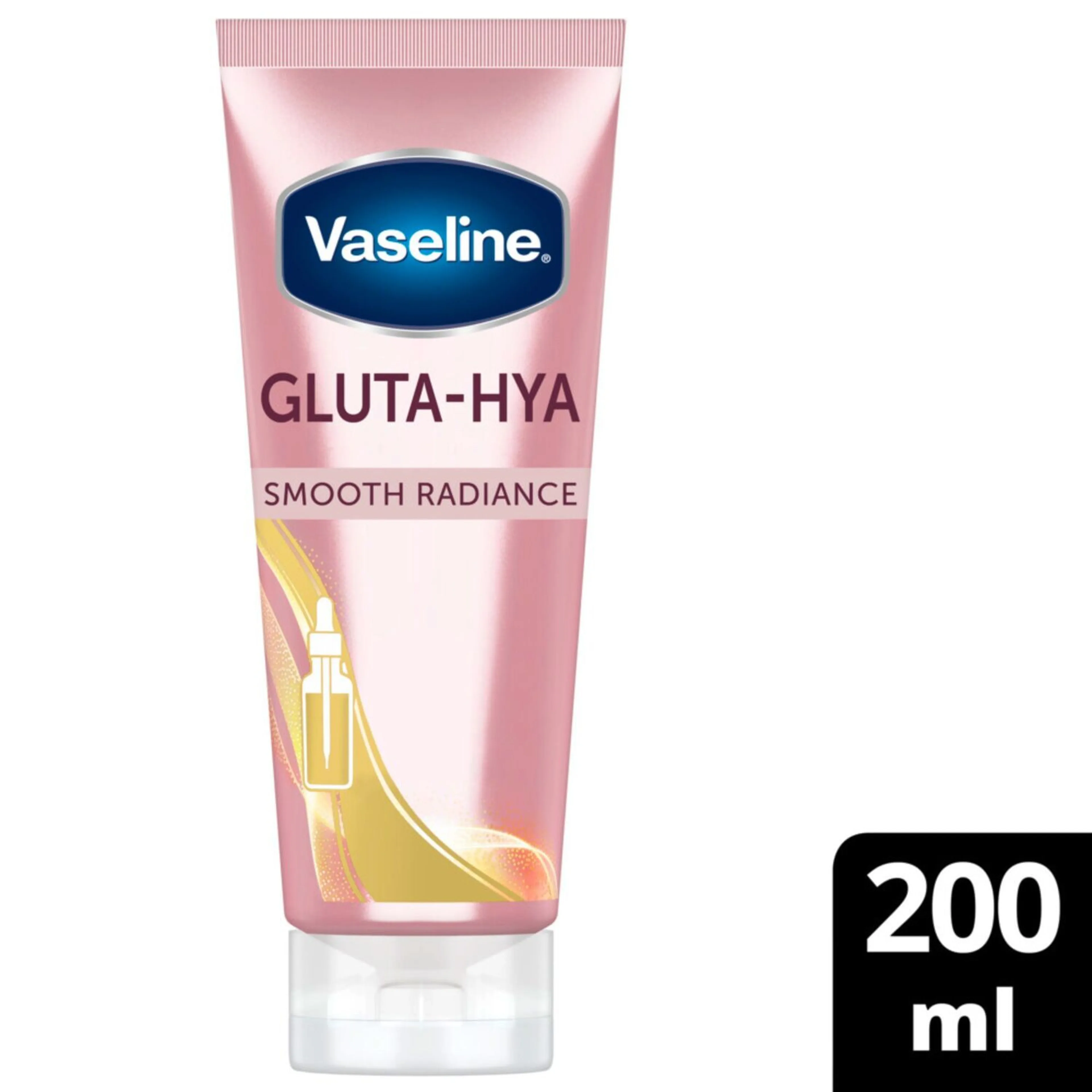 Vaseline Gluta-hya Smooth Radiance Serum Burst Body Lotion, 200ML