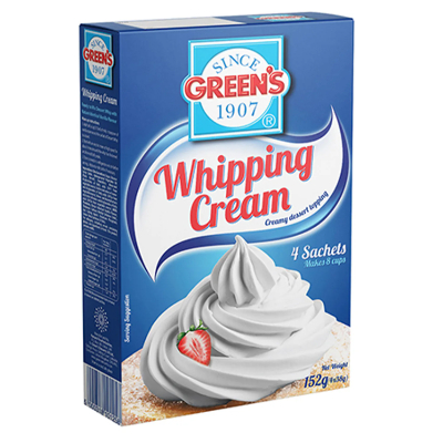 GREEN'S RICH AND CREAMY DESSERT TOPPING MIX 152G