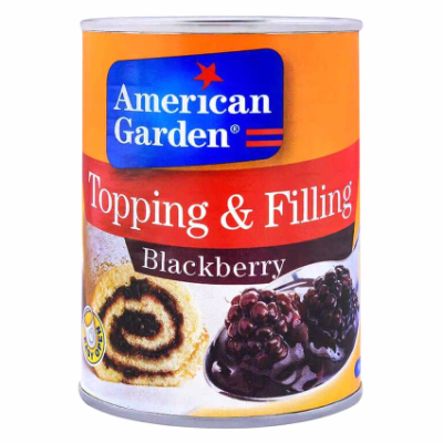 AMERICAN GARDEN BLACKBERRY TOPPING & FILLING, 595G