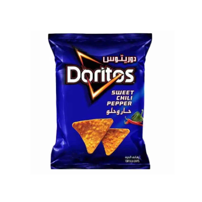 DORITOS SWEET CHILI PEPPER TORTILLA CHIPS, 105G