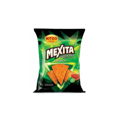 KITCO MEXITA CHIPS TORTILLA SWEET AND SOUR FLAVOR, 40G