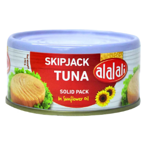 AL ALALI SKIPJACK SOLID TUNA IN SUNFLOWER OIL, 170G