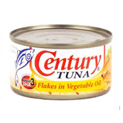 CENTURY TUNA FLAKES IN VEGETABLE OIL, 180G