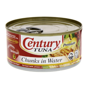 CENTURY TUNA CHUNK IN WATER, 184G