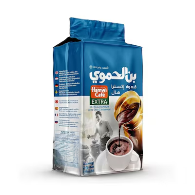 HAMWI CAFE TURKISH COFFEE WITH EXTRA CARDAMOM 200 G