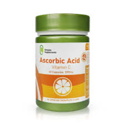 SIMPLEE SUPPLEMENTS VITAMIN C CAPSULES, 60X500MG