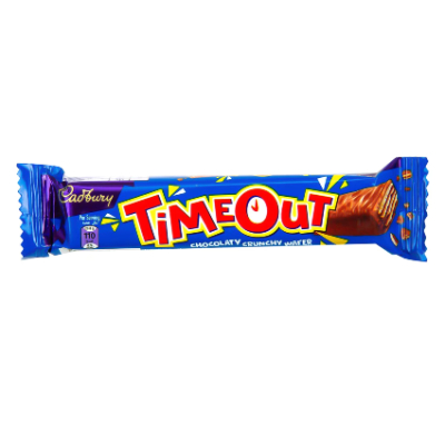 CADBURY TIME OUT CHOCOLATY CRUNCHY WAFER, 20.8G