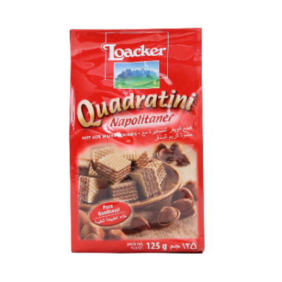 LOACKER NAPOLAITANER WAFER, 125G