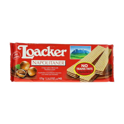 LOACKER NAPOLAITANER WAFER, 45G
