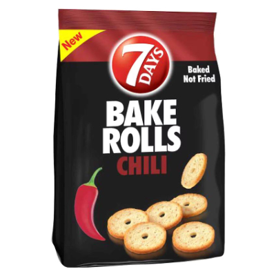 7 DAYS BAKED ROLLS CHILI, 60G