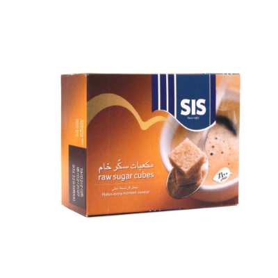SIS CUBE RAW SUGAR 454 G