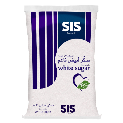SIS FINE GRAIN WHITE SUGAR, 1KG