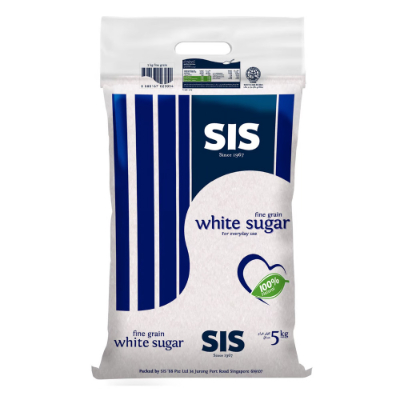 SIS FINE GRAIN WHITE SUGAR, 5KG