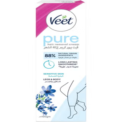 VEET SOOTHING ALOE VERA AND VIOLET BLOSSOM FRAGRANCE HAIR REMOVAL CREAM, 100G
