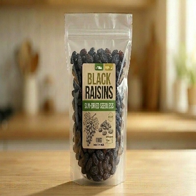 BLACK RAISINS (1KG)