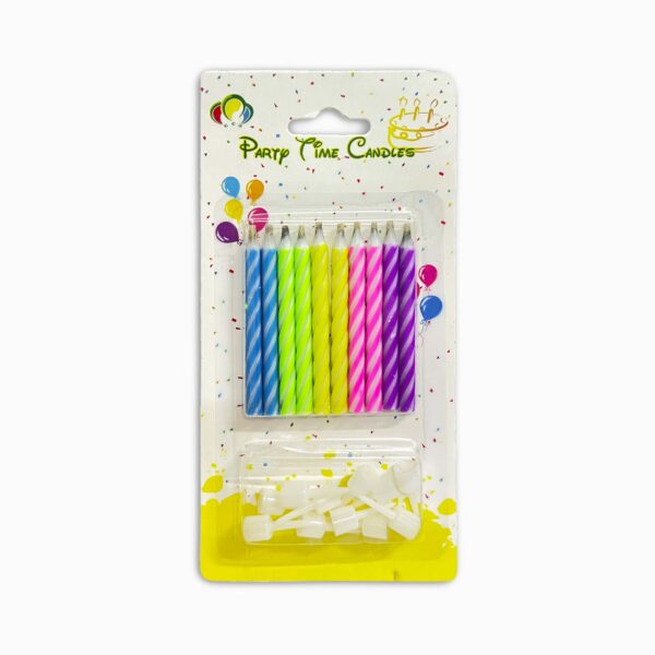 Birthday Candle Small, Multi-color