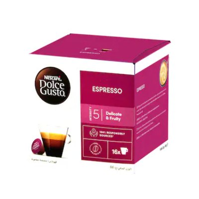 Nescafe Dolce Gusto Espresso Coffee,  16 Capsules