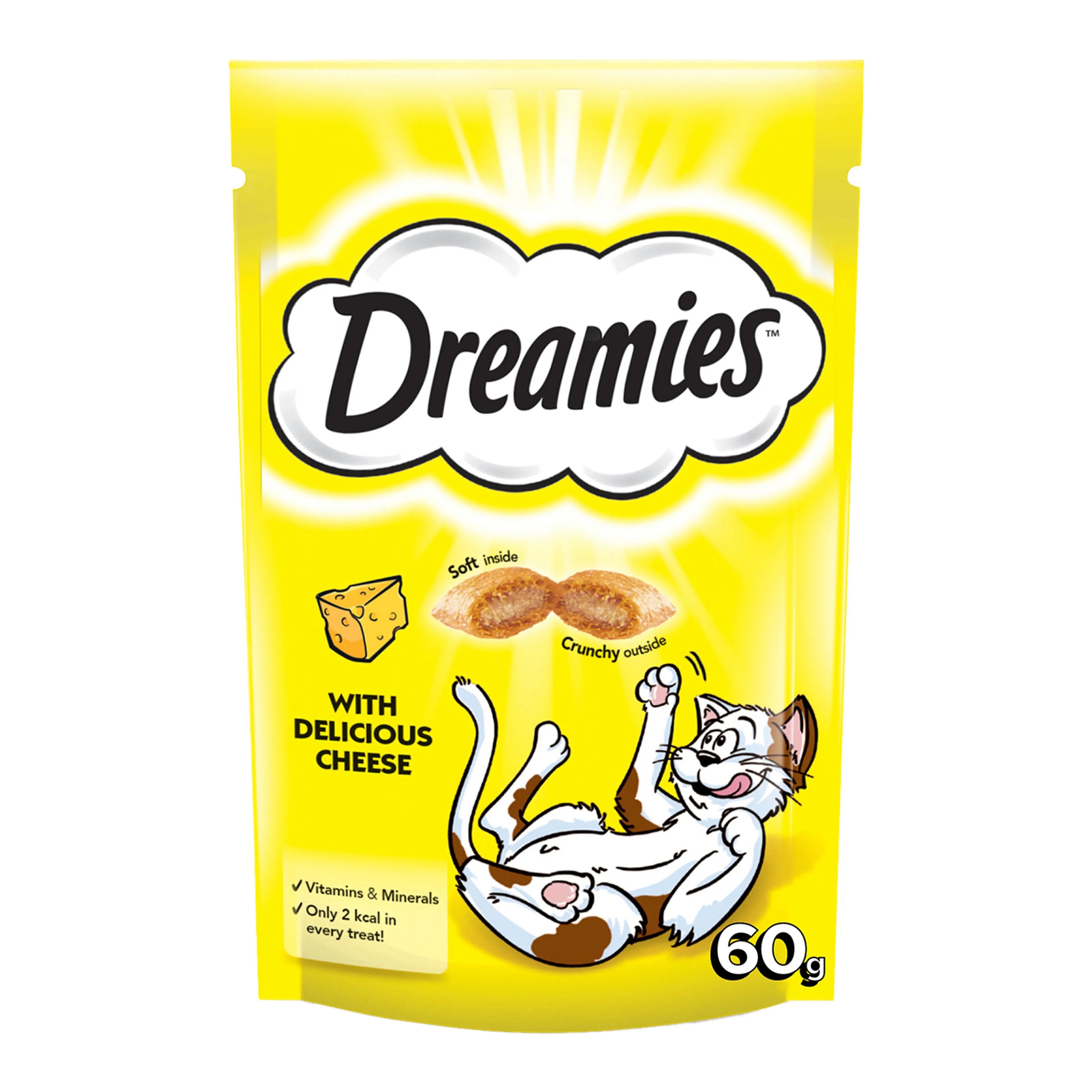 Dreamies Cat Treats With Delicious Cheese, 60g