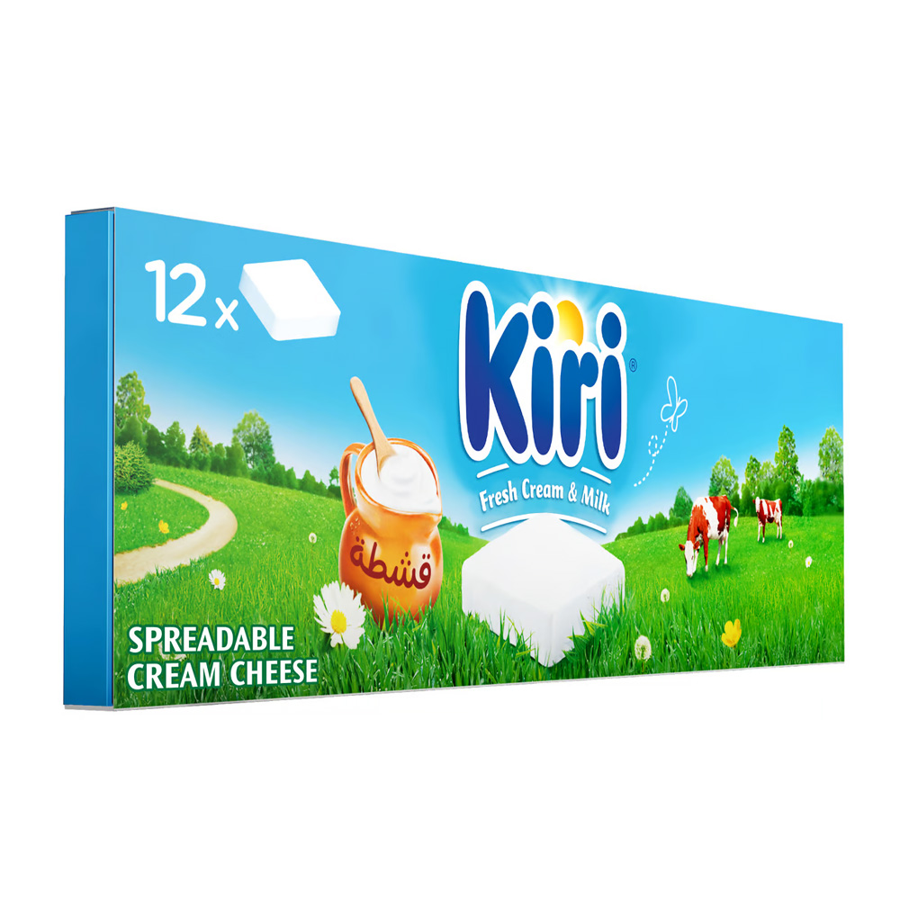 Kiri Square Spreadable Cream Cheese (24 Portions), 432g