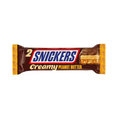Snickers Creamy Peanut Butter Chocolate Bar, 36.5g