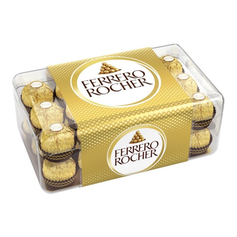 Ferrero Rocher Fine Hazelnut Milk Chocolates (30 Pieces), 375g