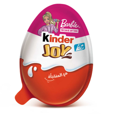 Kinder Joy Cocoa & Milk Cream Egg With Toy for Girls, 20g
